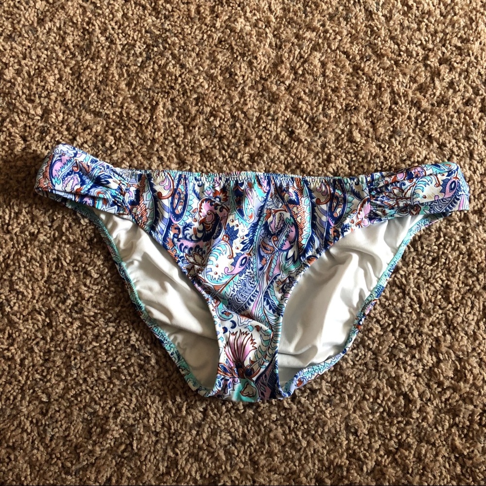 Blue Pattern Victoria’s Secret Bikini Bottoms